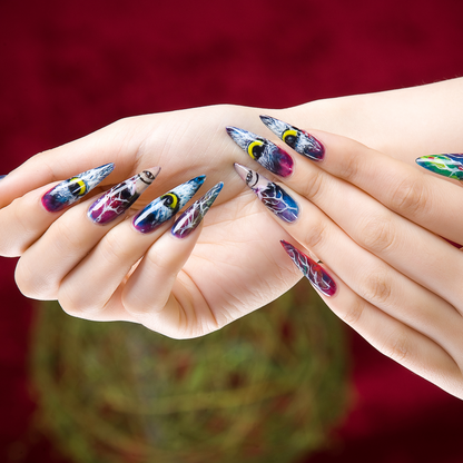 Scatter Rhinestone Nail